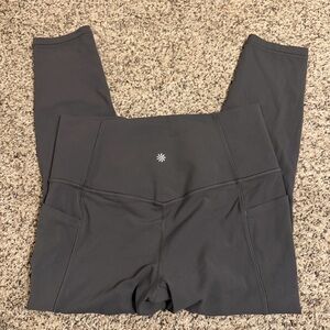 Athleta Grey High-Rise Performance Leggings